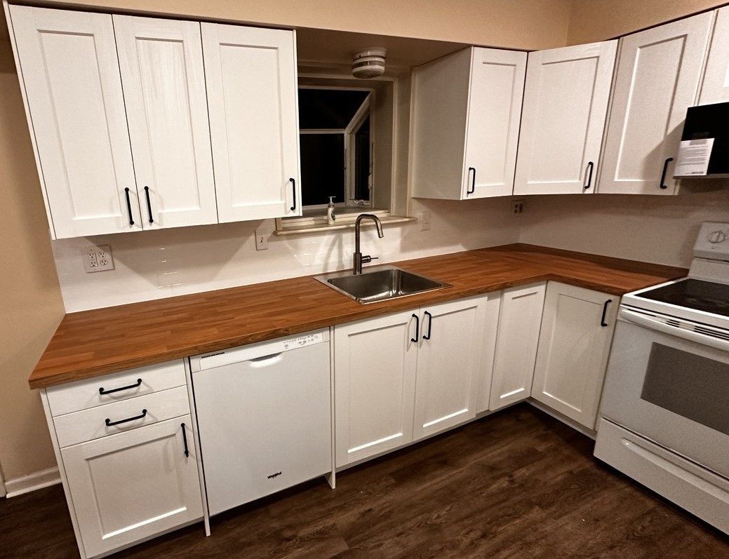 IKEA SEKTION cabinet, countertop and backsplash installation in King of Prussia PA
